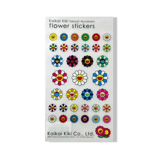 Takashi Murakami -  Planche d'autocollants  -  Flower Takashi Murakami