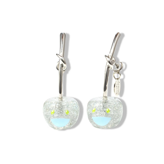 Takashi Murakami x Liquem - Boucles d’Oreilles -  Cerise Transparente Takashi Murakami x Liquem