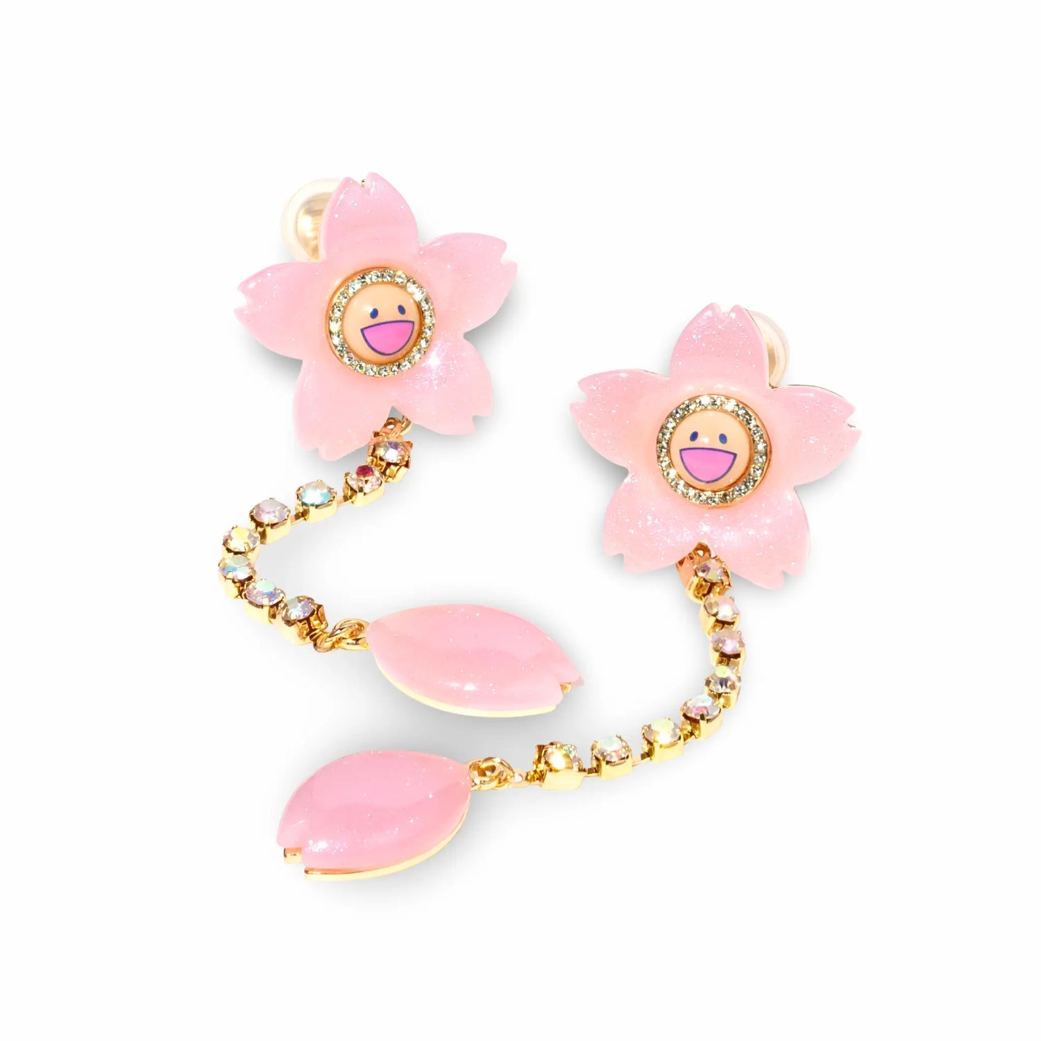 Takashi Murakami x Liquem - Boucles d’Oreilles -  Fleur de Sakura Takashi Murakami x Liquem