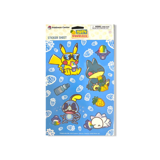 World Champions Honolulu 2024 - Planche de 7 Stickers Omikuji