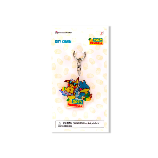World Champions Honolulu 2024 - Porte-clés - Goinfrex & Pikachu Omikuji