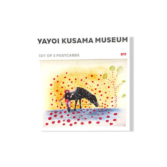 Yayoi Kusama - Lot de 3 cartes postales Yayoi Kusama