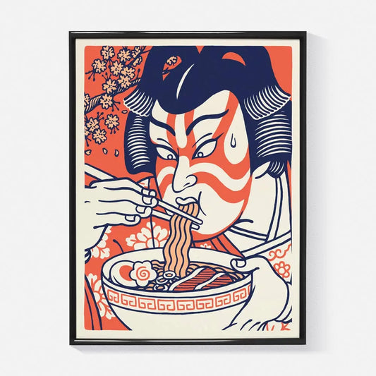 Yeaaah! Studio - Affiche "Kabuki Ramen" (Format 30x40cm) - Omikuji