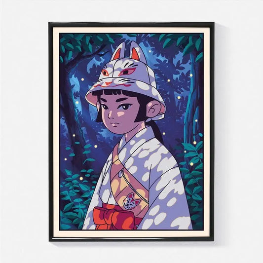 Yeaaah! Studio - Affiche "Miko" (Format 30x40cm) - Omikuji