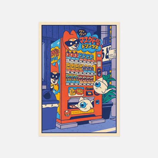 Yeaaah! Studio - Carte postale "Diner en ville 3" - Format A6 - Omikuji