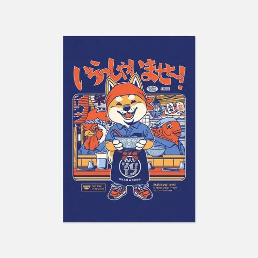 Yeaaah! Studio - Carte postale "Irasshaimase" - Format A6 - Omikuji