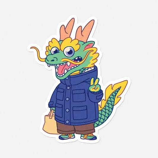 Yeaaah! Studio - Sticker vinyle "Lungo" - Omikuji