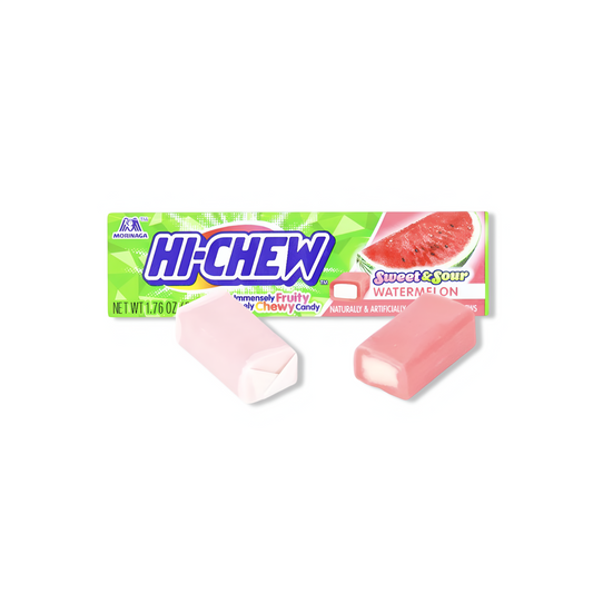 Bonbons Hi chew pastèque acidulés