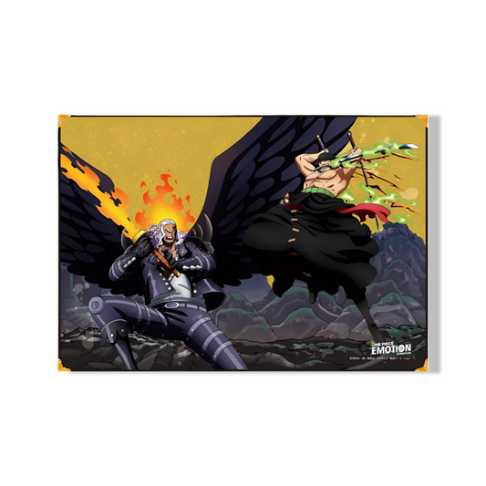 Illustration - Wano Country Great Battle Screen - Zoro vs. King - ONE PIECE EMOTION