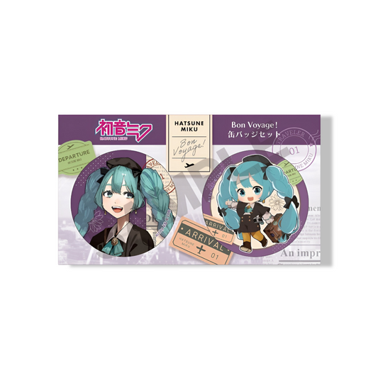 Lot de 2 Badges - Hatsune Miku