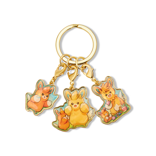 Porte-clés - 3 Charms - Pohm