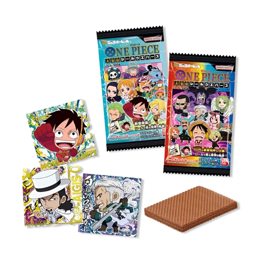 One Piece - Gaufrette avec Autocollant - Log.08