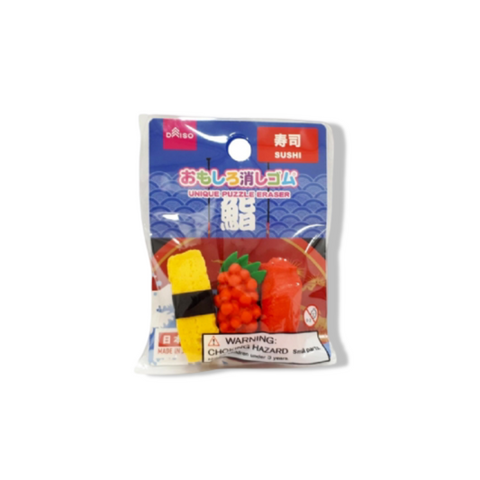 Gomme - Lot de 3 -  Sushi